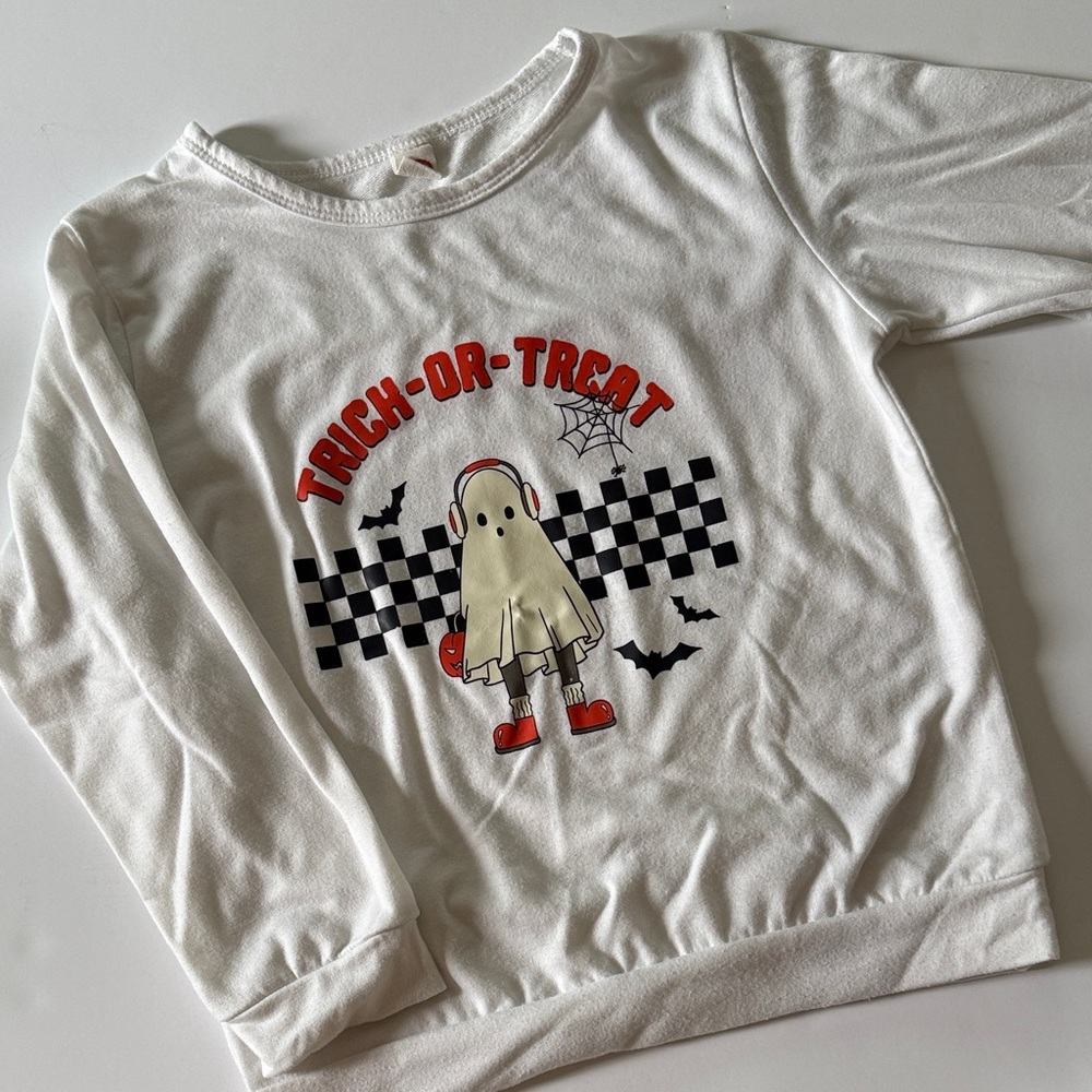 Kids Size 6 Halloween Crewneck Sweatshirt
